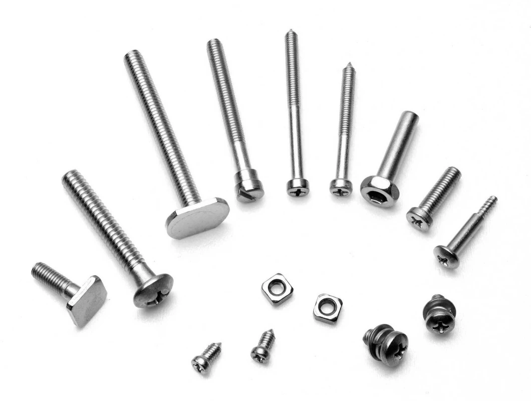 Standard, Bolts, Screws, Wood Screws, Tapping Screws, Turning The Screw, The Combination of Screws, Nuts, Fittings, Flat Mat, Ring, Various Kinds of Fasteners.